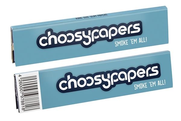 Choosypapers King Size Slim Zigarettenpapier choosypapers Blue